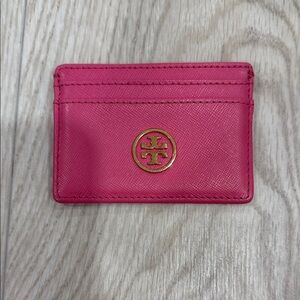 Tory Burch Fuchsia Card Holder